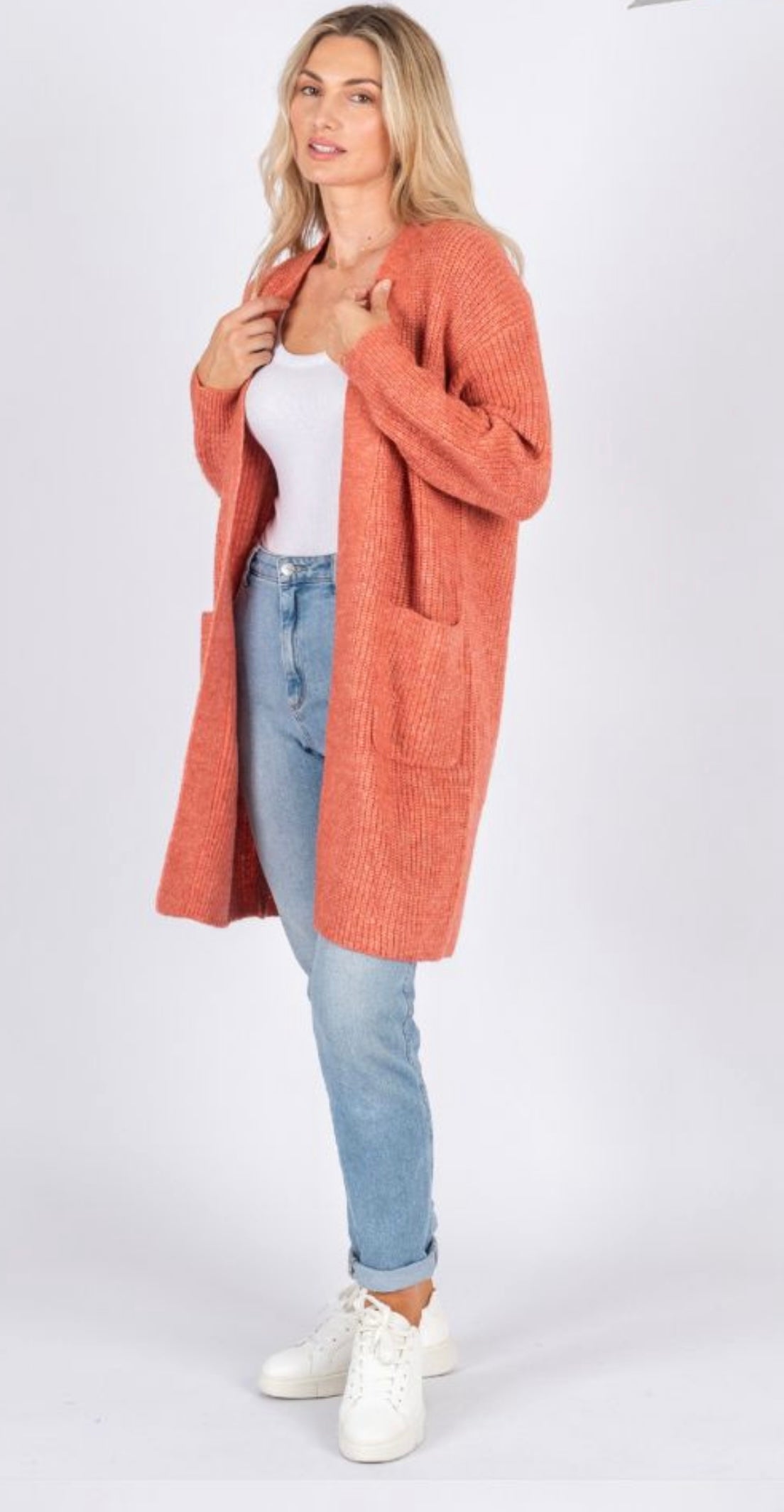 Charleigh Orange Cardigan