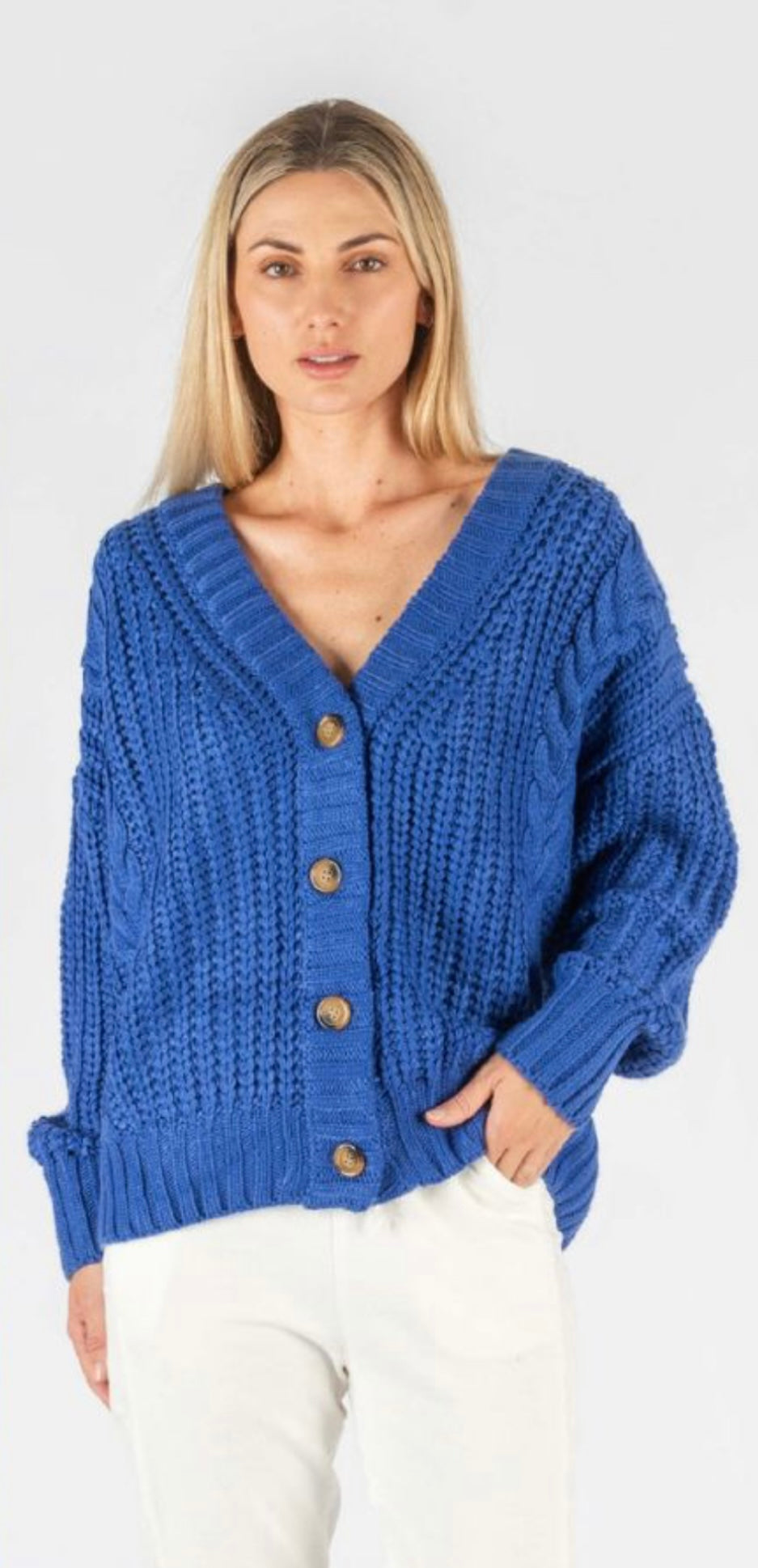Lylah Cozy Knit Cardi