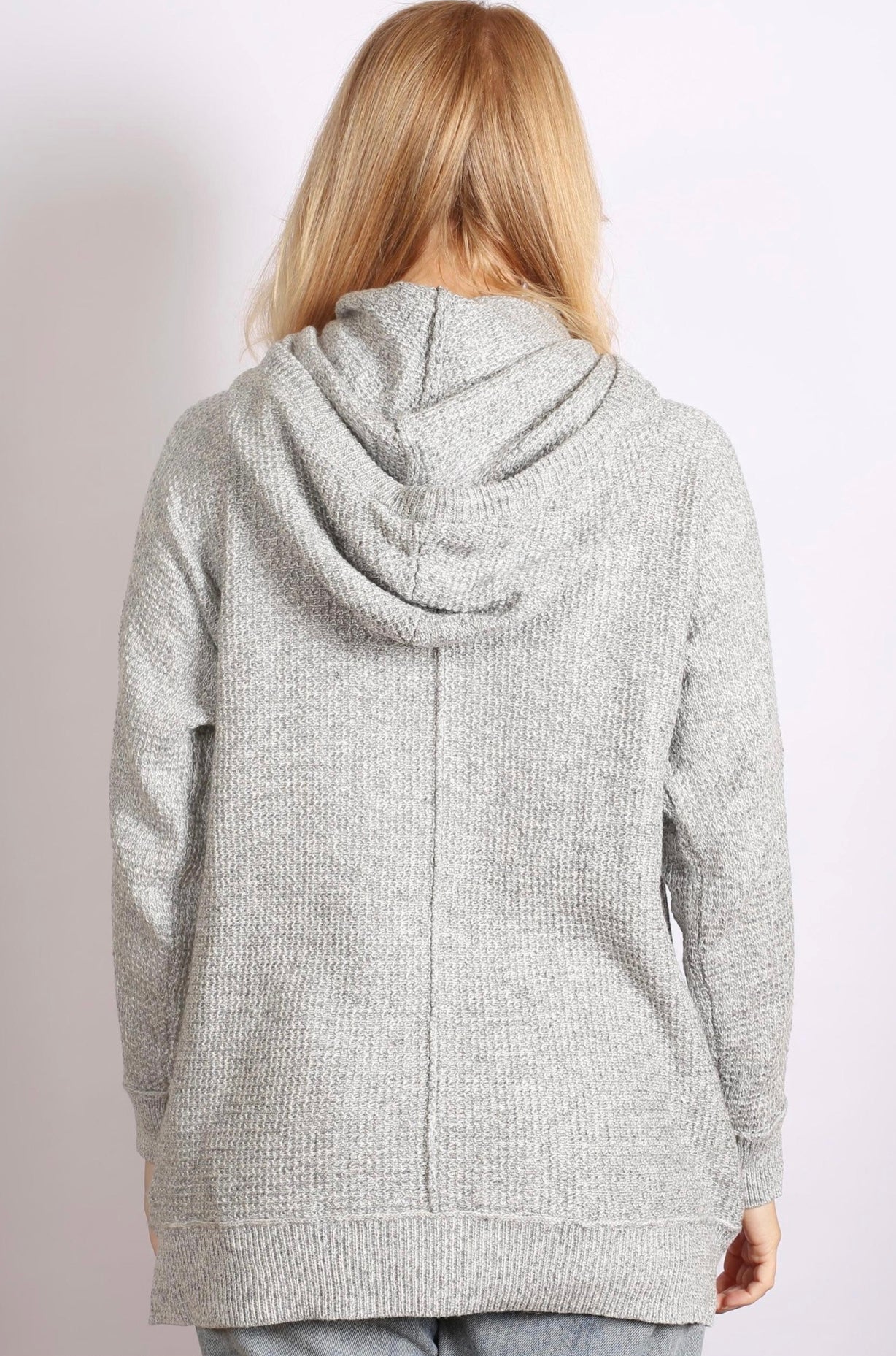 Hooded Roll Neck Jumper