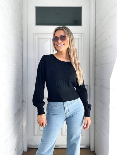 Kennedy Lined Knit - Black