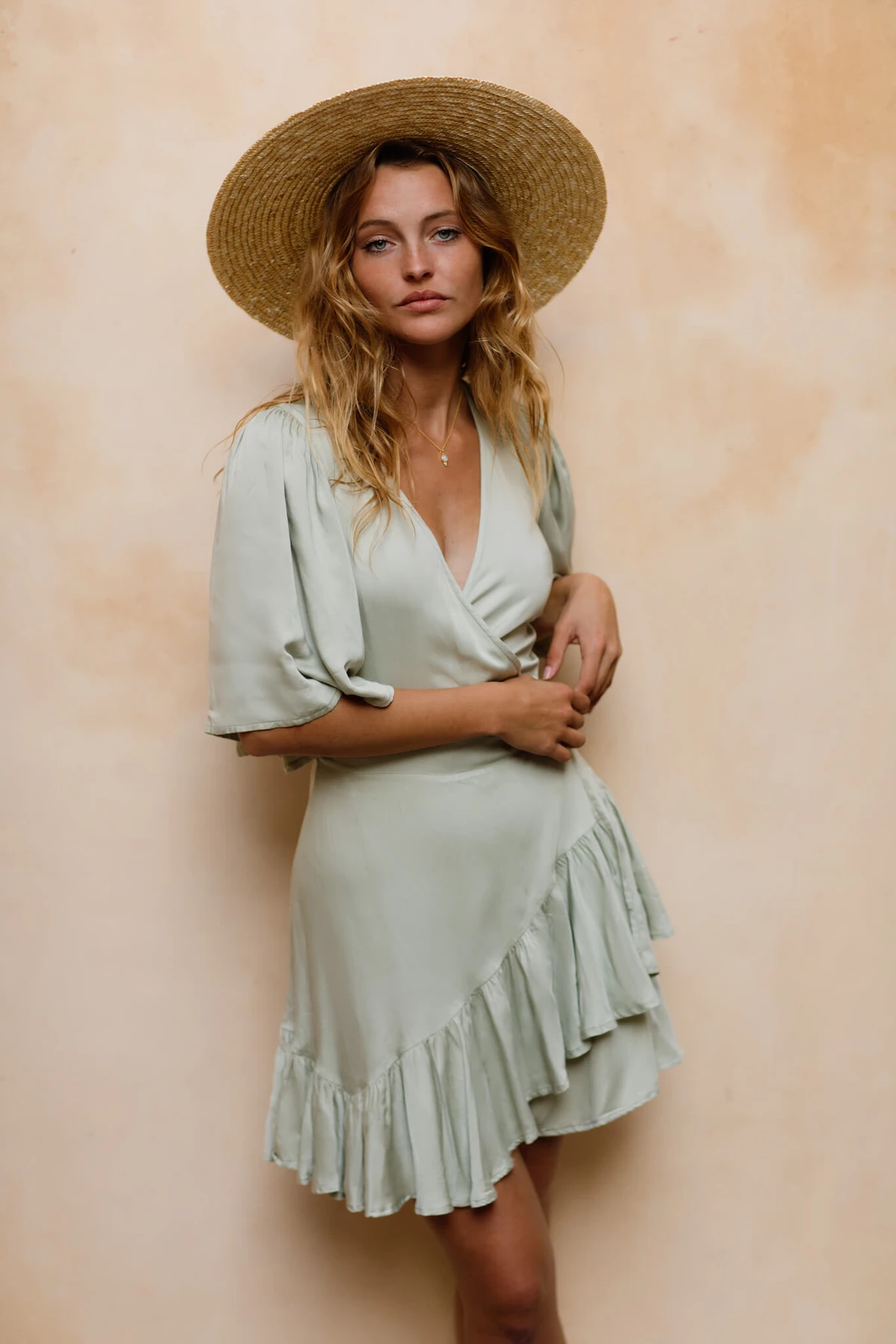 Almita Dress Sea Foam Sage