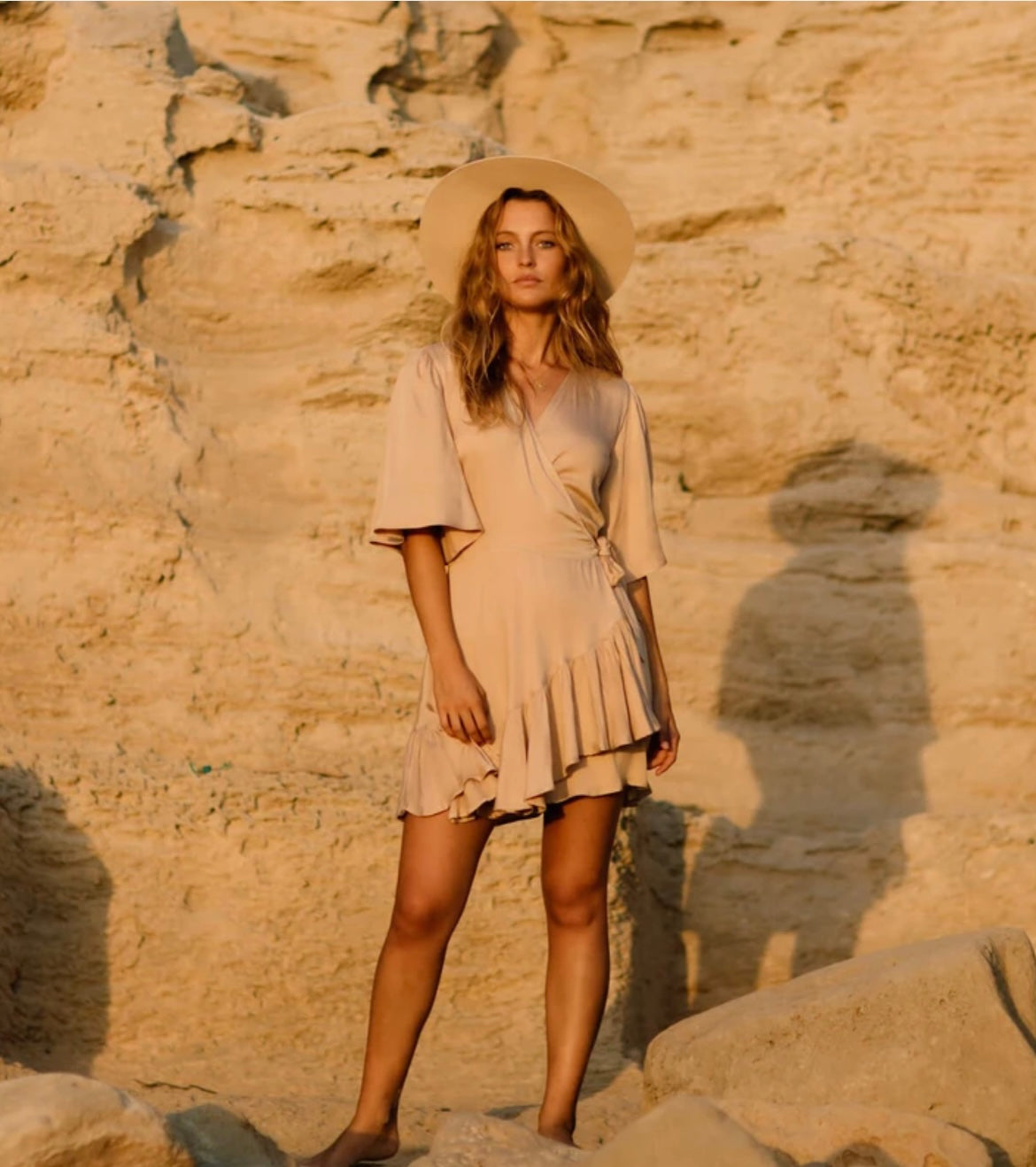Almita Dress - Sand