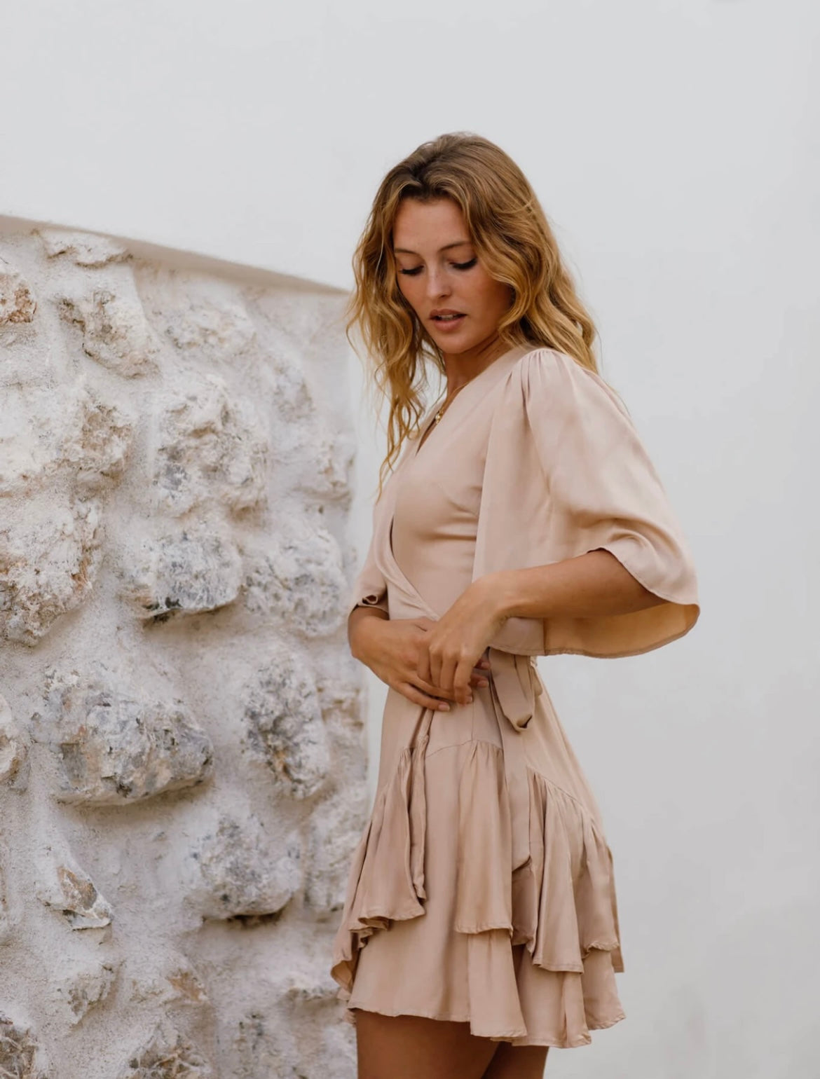 Almita Dress - Sand
