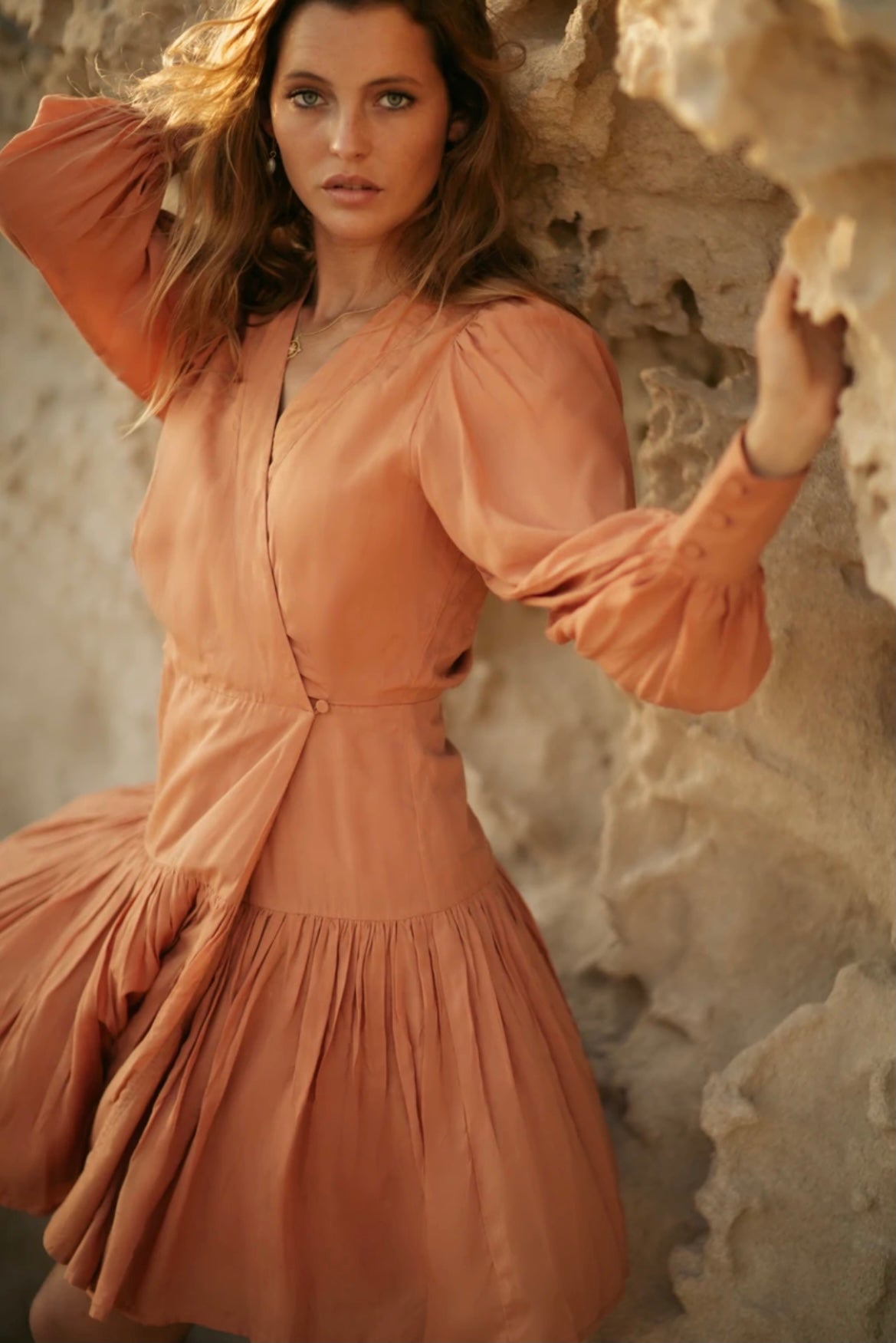 Sarah Dress - Terracotta