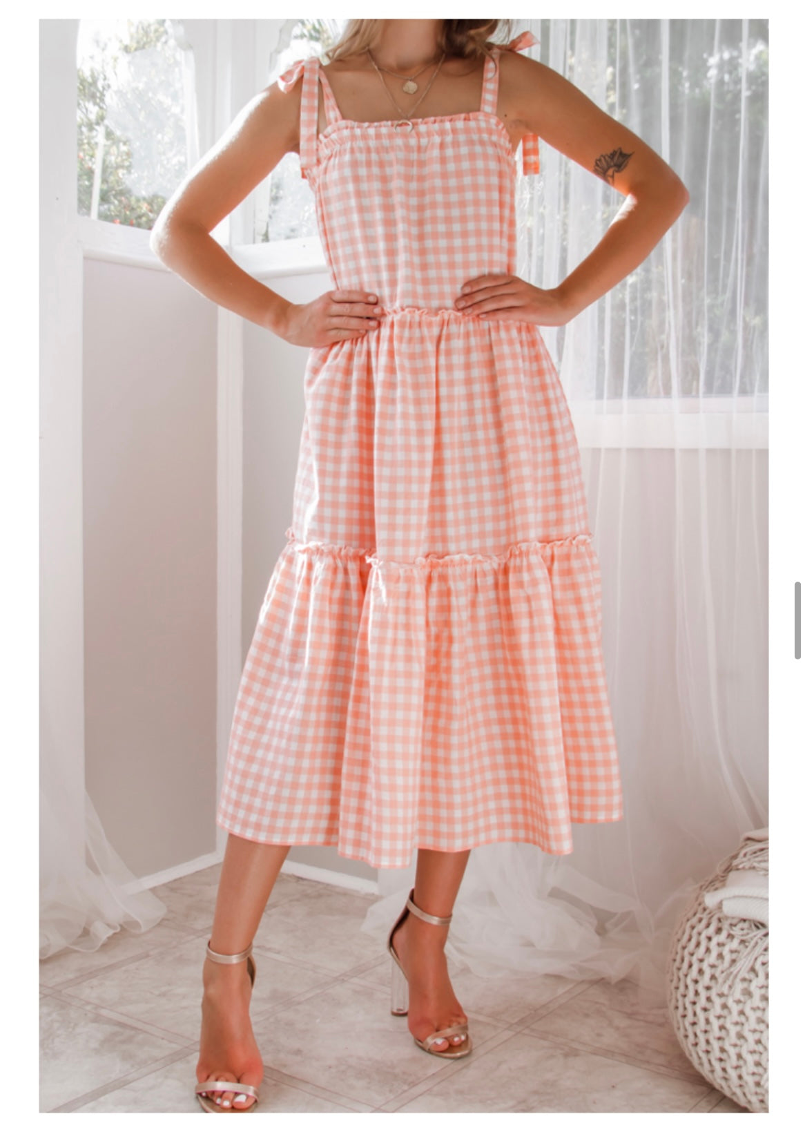 Lorena Gingham Dress