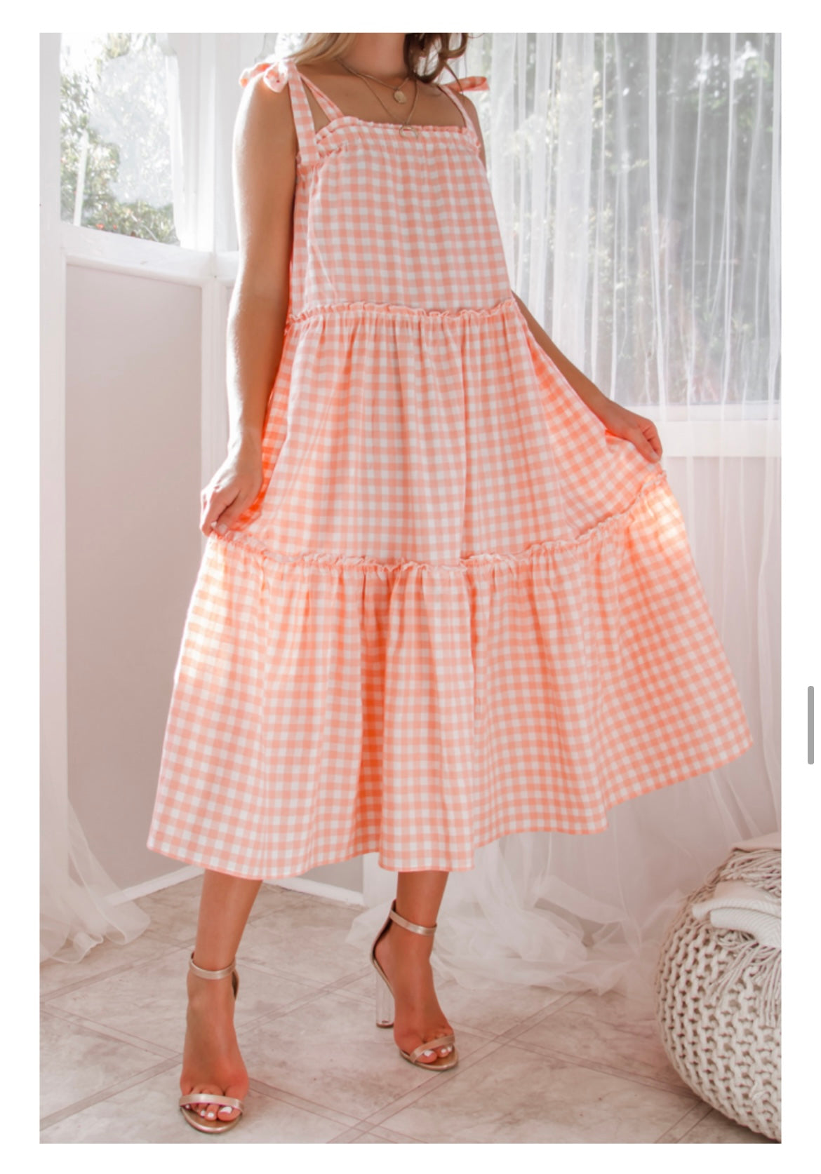 Lorena Gingham Dress
