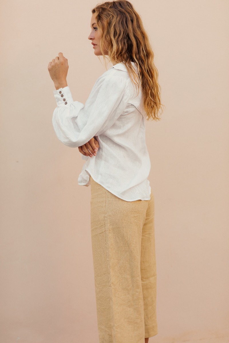 Ella Linen Blouse