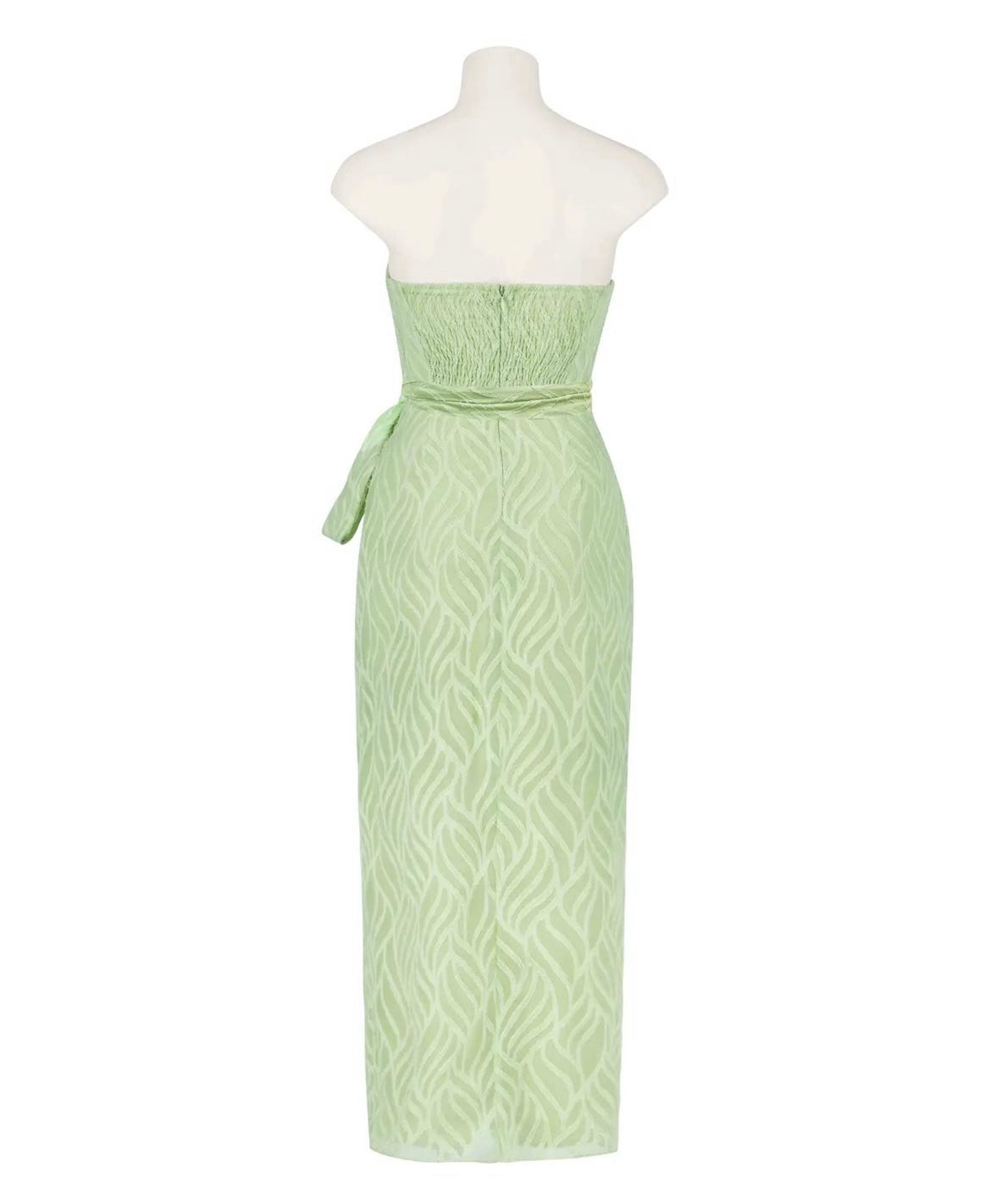 All About May - Green Strapless Dress