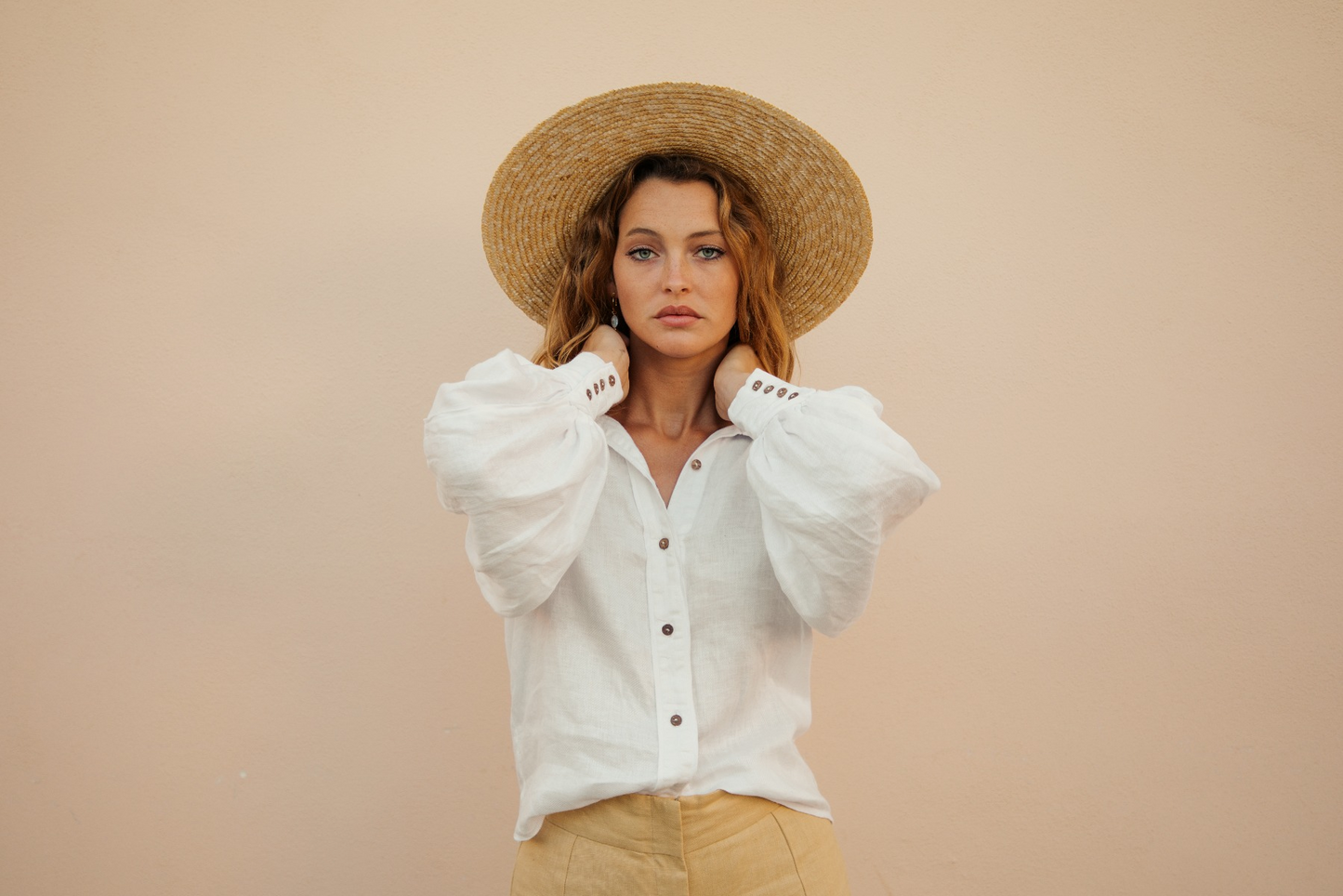 Ella Linen Blouse