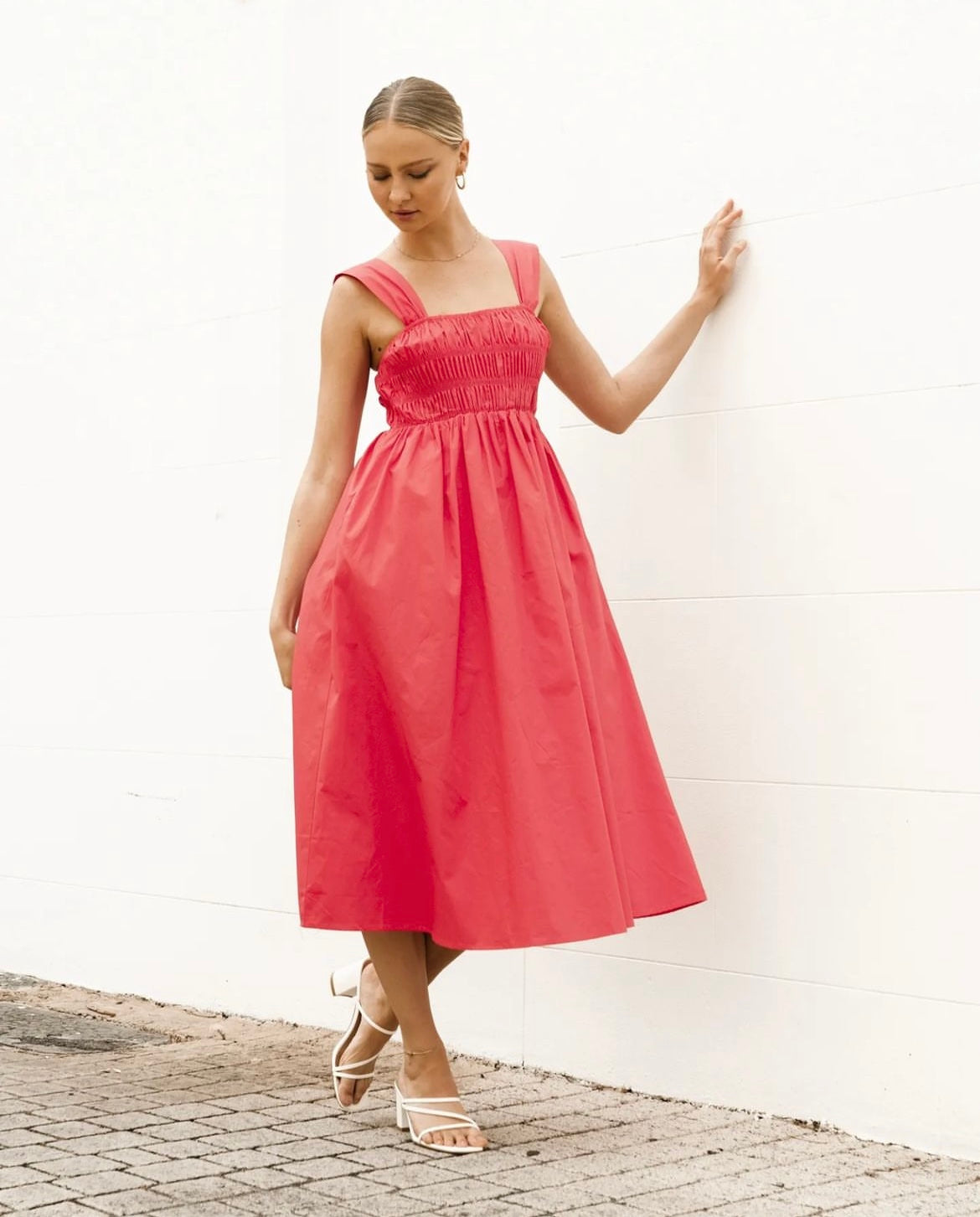 Paper Heart Red Dress  Little Meraki
