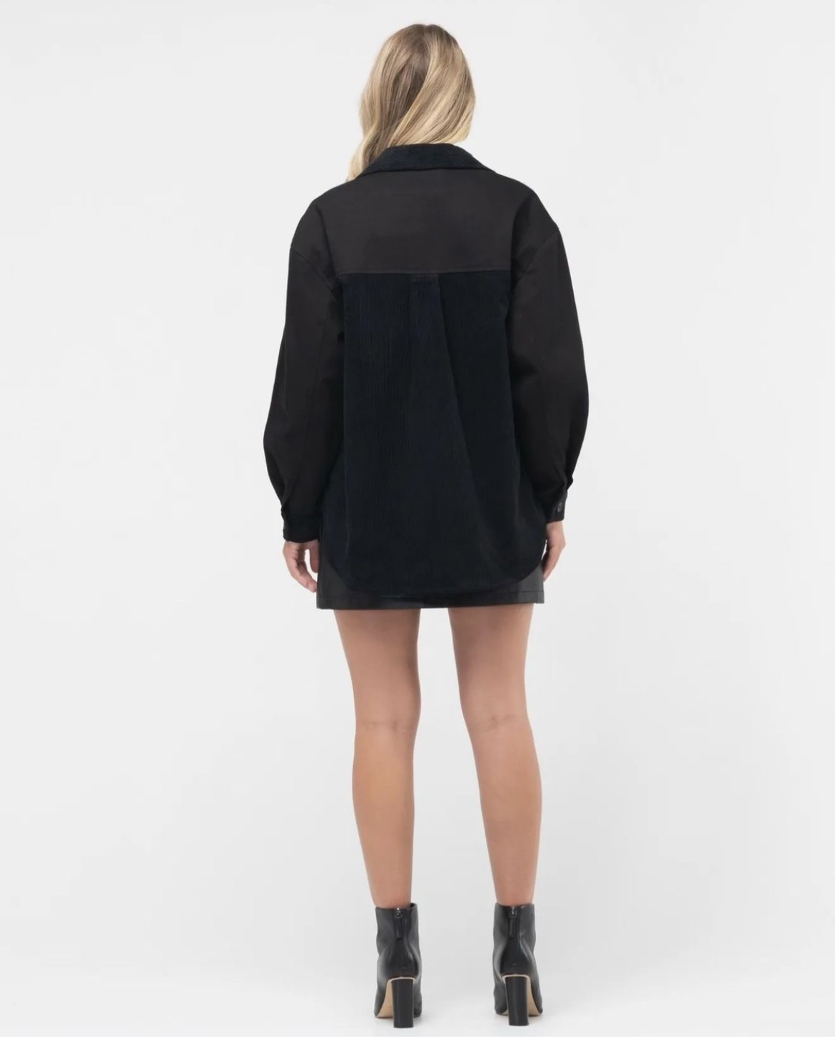 Ebby and I Utility Cord Jacket - Black