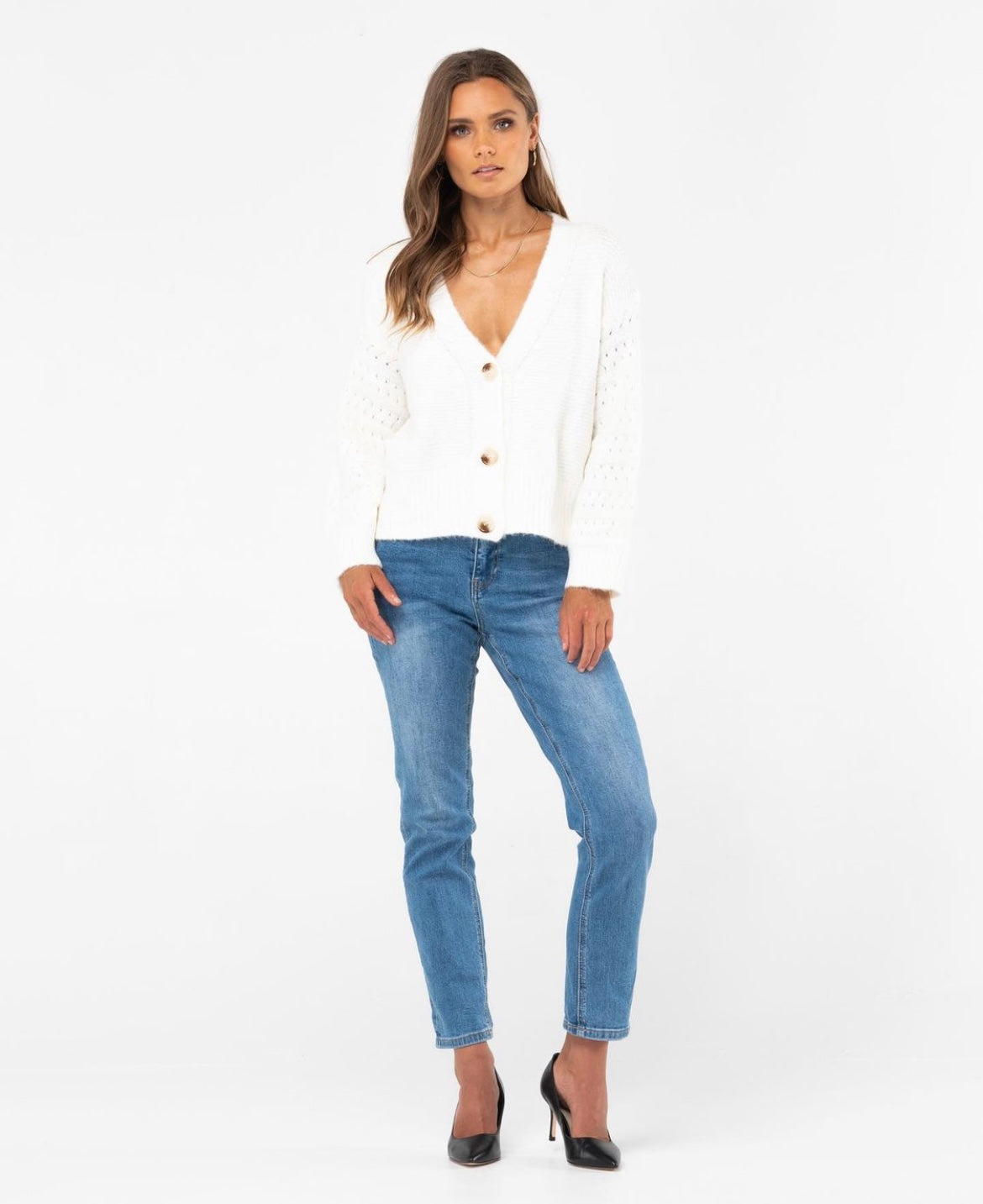 Charlie Knit - White