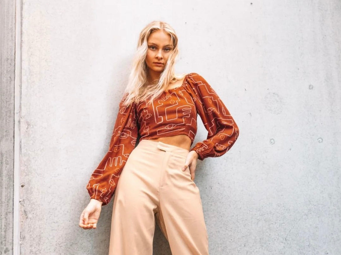 Off Shoulder Marni Top