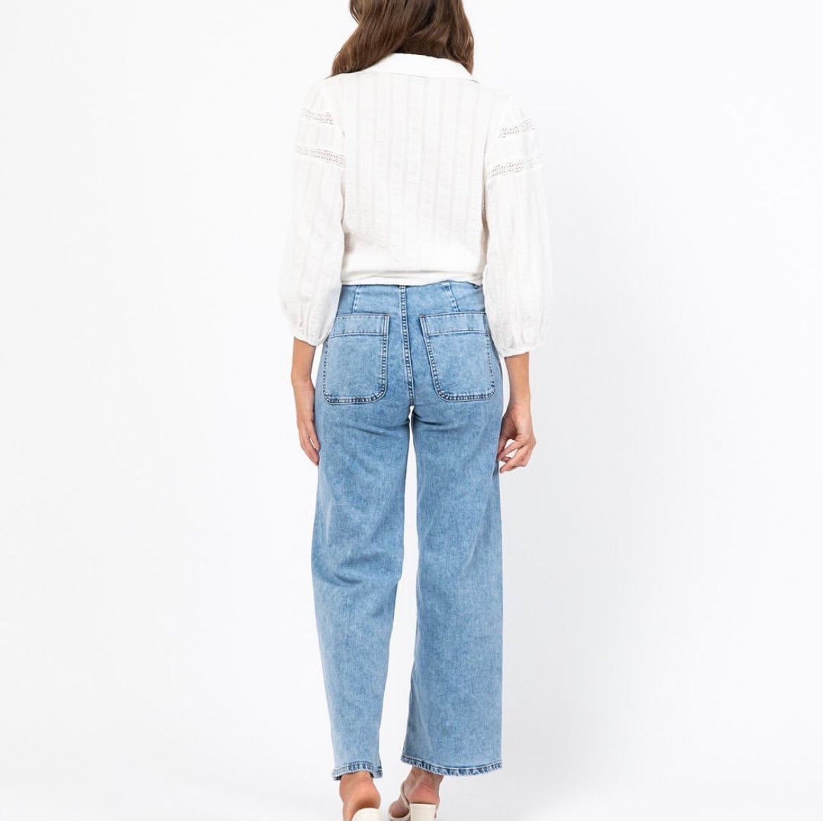 Ebby and I Wide Leg Jeans