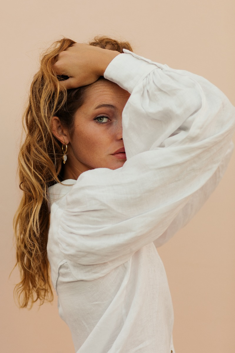 Ella Linen Blouse