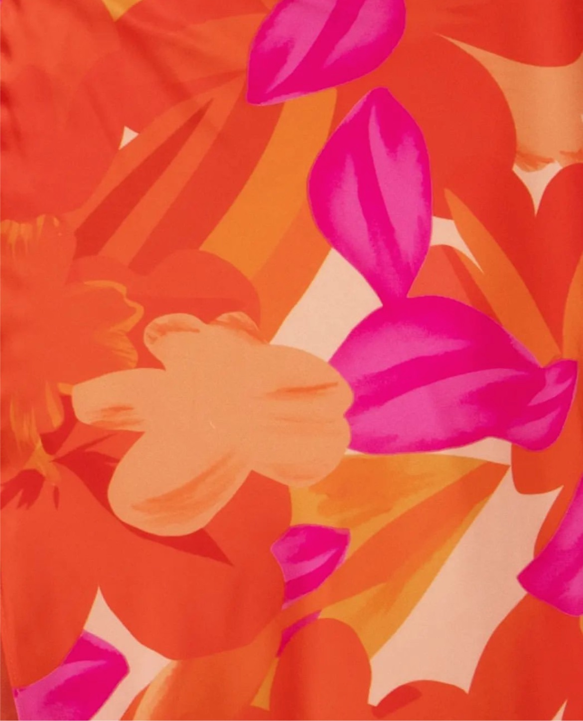 Sweetpot Orange Floral Dress