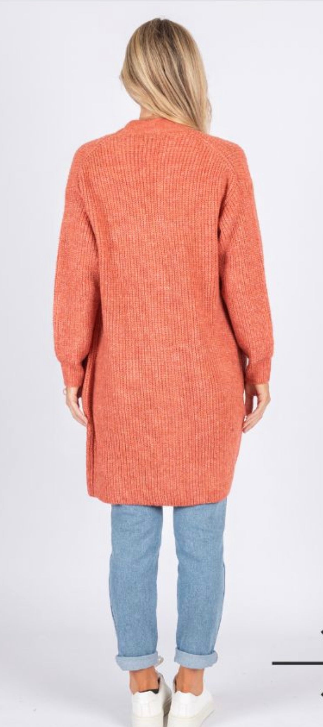 Charleigh Orange Cardigan