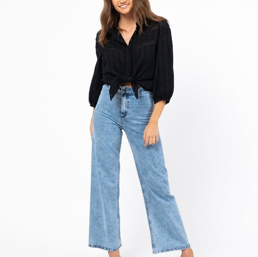 Ebby and I Wide Leg Jeans
