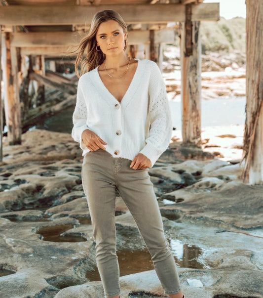 Charlie Knit - White